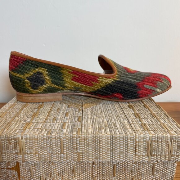 Ramon Tenza Flats Loafers Sz 9 Aztec Boho - Picture 6 of 9